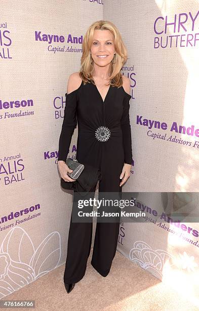 Personality Vanna White attends the 14th annual Chrysalis Butterfly Ball sponsored by Audi, Kayne Anderson, Lauren B. Beauty and Z Gallerie on June...