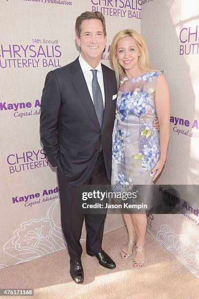 Honoree Michael Wright and Tammi Chase-Wright attend the 14th annual Chrysalis Butterfly Ball sponsored by Audi, Kayne Anderson, Lauren B. Beauty and...