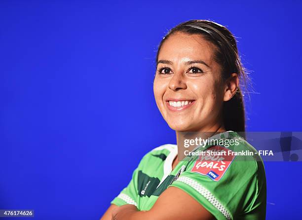 Amanda Perez of Mexico poses for a portrait on June 6, 2015 in Moncton, Canada.