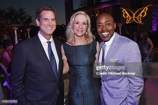 Honorees Michael Wright, Betsy Beers and Will Packer attend the 14th annual Chrysalis Butterfly Ball sponsored by Audi, Kayne Anderson, Lauren B....