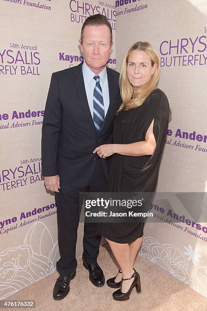 Actors Robert Patrick and Barbara Patrick attend the 14th annual Chrysalis Butterfly Ball sponsored by Audi, Kayne Anderson, Lauren B. Beauty and Z...