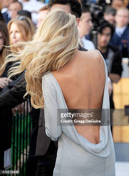 Actress/model Charlotte McKinney arrives at Spike TV's "Guys Choice 2015" at Sony Pictures Studios on June 6, 2015 in Culver City, California.