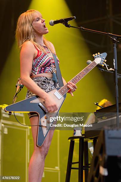 Grace Potter performs during Mountain Jam 2015 at Hunter Mountain on June 5, 2015 in Hunter, New York.