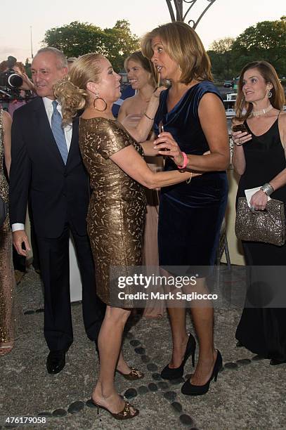 Joel Schiffman, TV Personalities Kathie Lee Griffith and Hoda Kotb attend the Greenwich International Film Festival's Changemaker Gala at L'Escale...