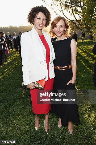 Butterfly Ball Co-Chair Donna Langley and actress Shelley Dowdy attend the 14th annual Chrysalis Butterfly Ball sponsored by Audi, Kayne Anderson,...