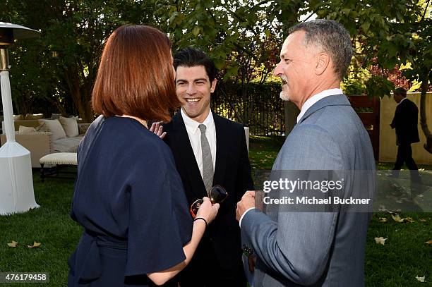 Elizabeth Daly, VP of Development and Communications at Chrysalis, Host Max Greenfield, and Mark Loranger, President and Chief Executive Officer of...