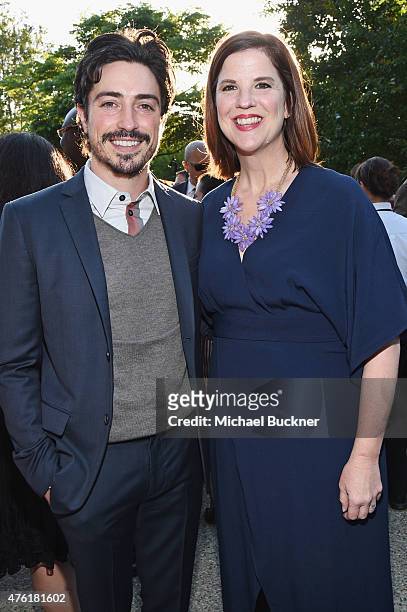 Actor Ben Feldman and Elizabeth Daly, VP of Development and Communications at Chrysalis attend the 14th annual Chrysalis Butterfly Ball sponsored by...