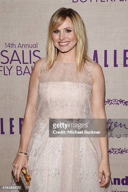 Actress Kristen Bell attends the 14th annual Chrysalis Butterfly Ball sponsored by Audi, Kayne Anderson, Lauren B. Beauty and Z Gallerie on June 6,...