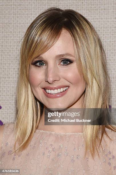 Actress Kristen Bell attends the 14th annual Chrysalis Butterfly Ball sponsored by Audi, Kayne Anderson, Lauren B. Beauty and Z Gallerie on June 6,...