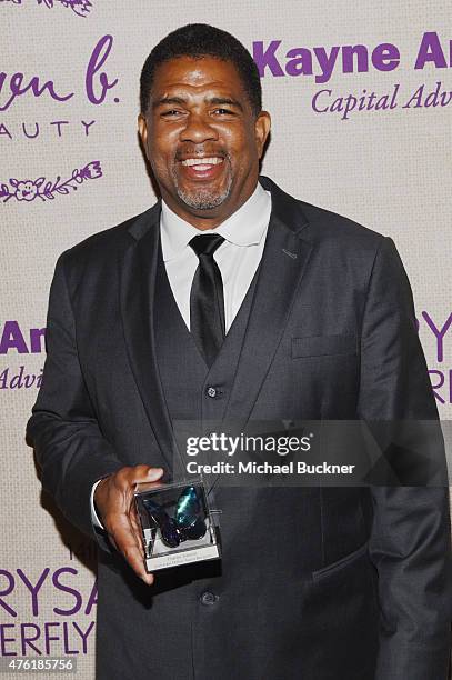 John Dillon Award recipient Charles Johnson attends the 14th annual Chrysalis Butterfly Ball sponsored by Audi, Kayne Anderson, Lauren B. Beauty and...