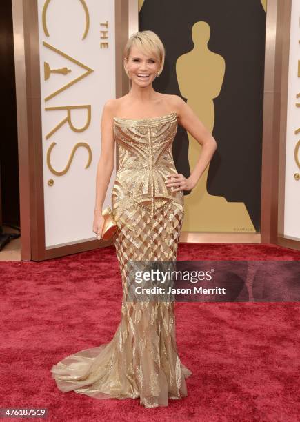 Actress Kristin Chenoweth attends the Oscars held at Hollywood & Highland Center on March 2, 2014 in Hollywood, California.