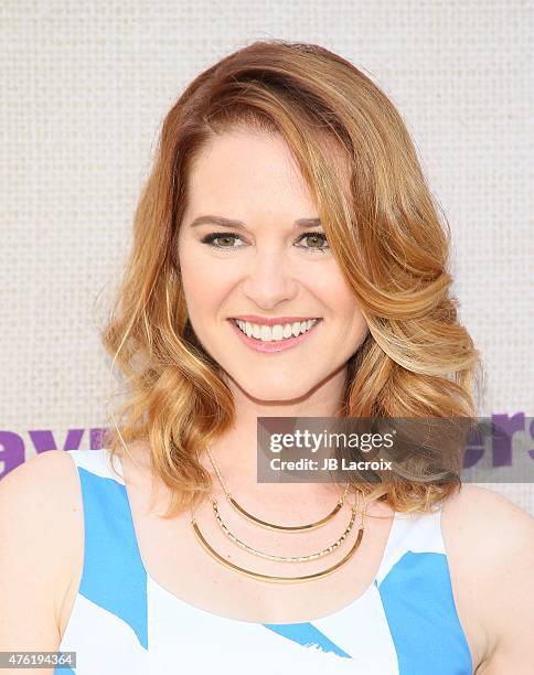 Sarah Drew attends the 14th annual Chrysalis Butterfly Ball sponsored by Audi, Kayne Anderson, Lauren B. Beauty and Z Gallerie on June 6, 2015 in Los...