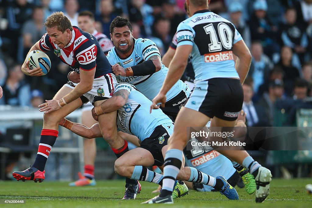 NRL Rd 13 - Sharks v Roosters