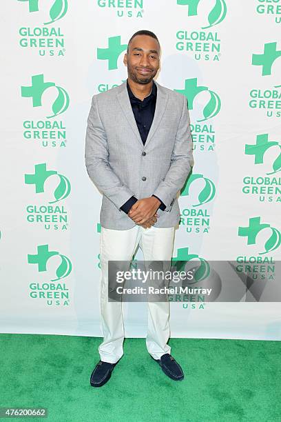Honoree Prince Ea attends the Global Green USA 19th Annual Millennium Awards on June 6, 2015 in Century City, California.