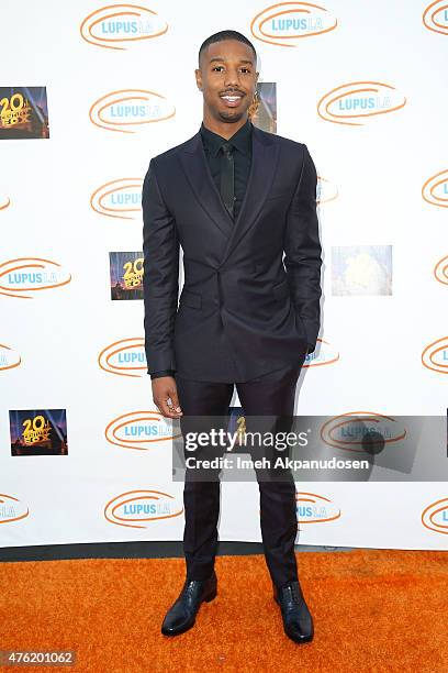 Actor Michael B. Jordan attends Lupus LA's Orange Ball: A Night Of Superheroes at Fox Studio Lot on June 6, 2015 in Century City, California.