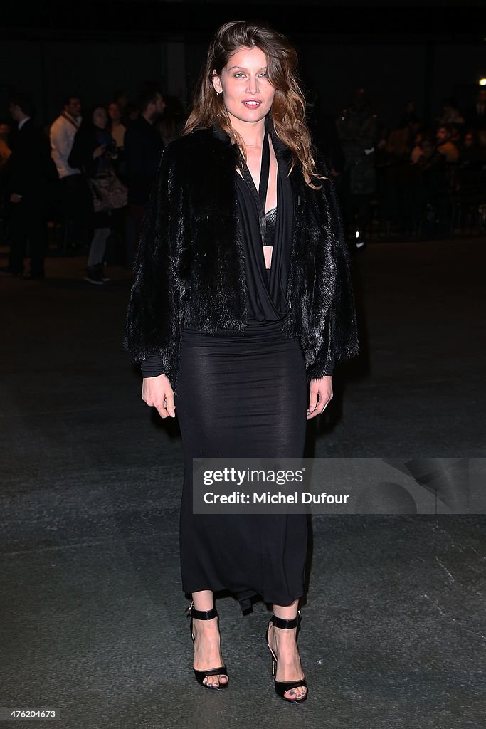Givenchy : Front Row  - Paris Fashion Week Womenswear Fall/Winter 2014-2015