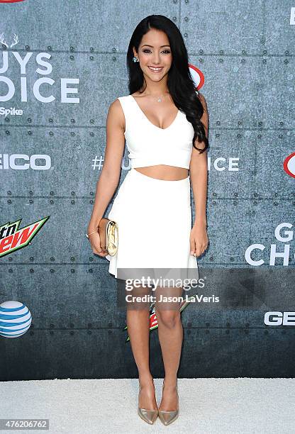 Model Melanie Iglesias attends Spike TV's "Guys Choice 2015" at Sony Pictures Studios on June 6, 2015 in Culver City, California.