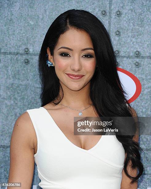 Model Melanie Iglesias attends Spike TV's "Guys Choice 2015" at Sony Pictures Studios on June 6, 2015 in Culver City, California.