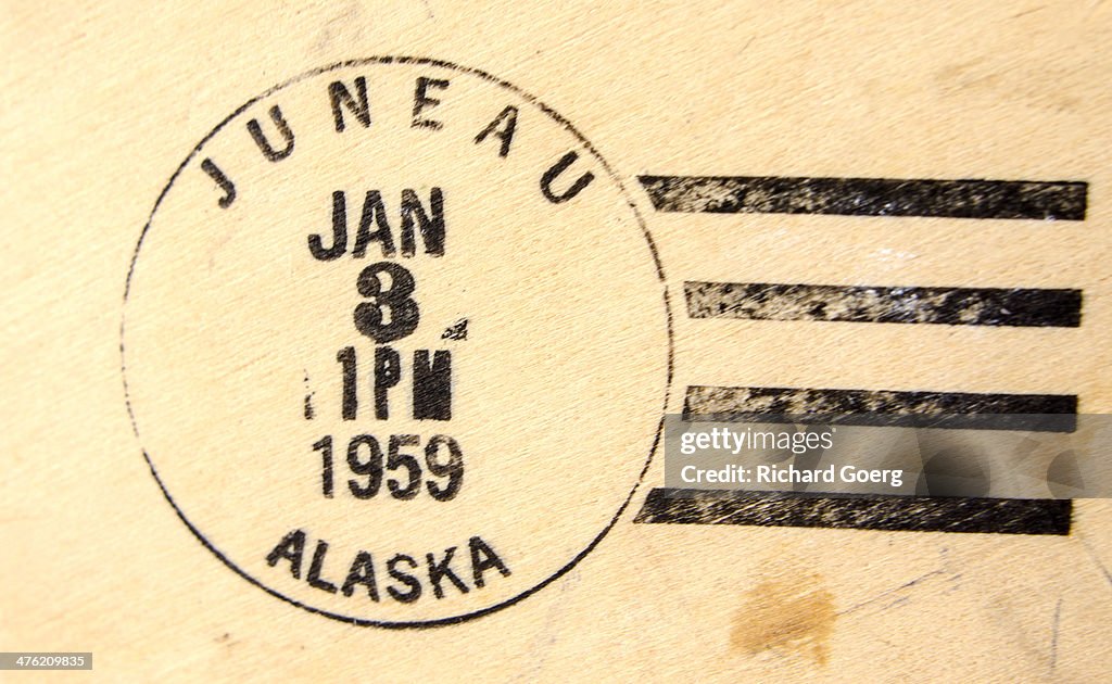 Alaska statehood postmark