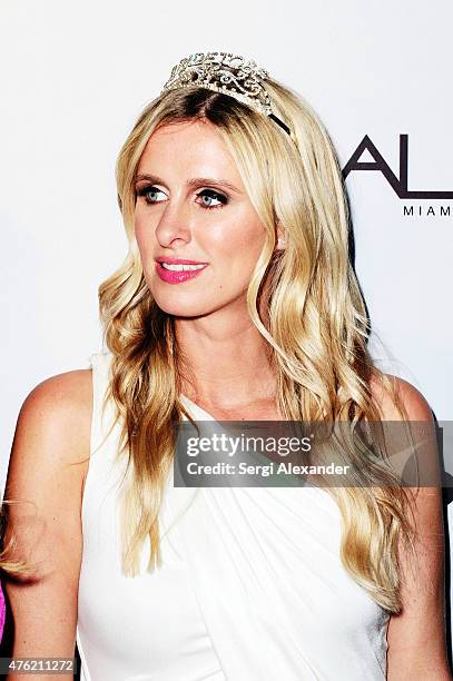 Nicky Hilton celebrates her bachelorette weekend at Wall at W Hotel on June 6, 2015 in Miami Beach, Florida.