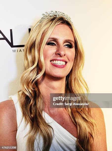 Nicky Hilton celebrates her bachelorette weekend at Wall at W Hotel on June 6, 2015 in Miami Beach, Florida.