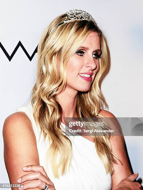 Nicky Hilton celebrates her bachelorette weekend at Wall at W Hotel on June 6, 2015 in Miami Beach, Florida.