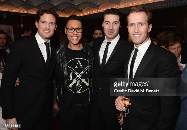 Stephen Bowman, Gok Wan, Ollie Baines and Humphrey Berney attend at the 'You'll Never Walk Alone' Gala Concert in aid of the Phillippines Typhoon...