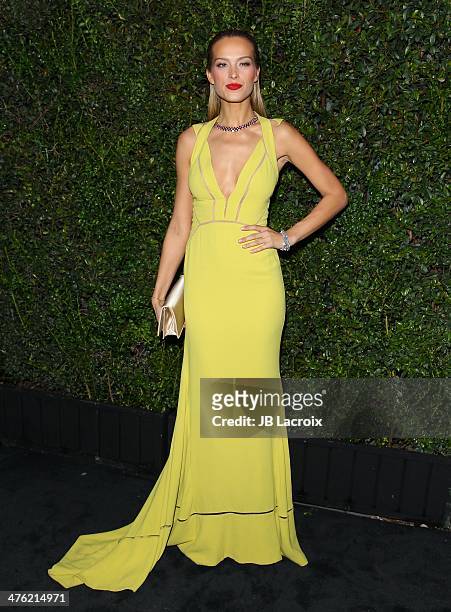 Petra Nemcova attends the Chanel Charles Finch Pre-Oscar Dinner held at Madeo Restaurant on March 1, 2014 in Los Angeles, California.