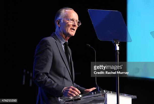 Scott Johnson speaks onstage during the Global Green USA 19th Annual Millennium Awards on June 6, 2015 in Century City, California.