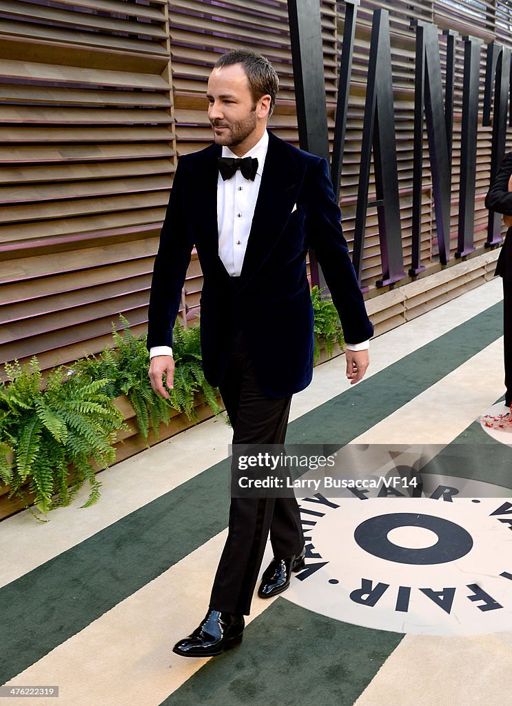 2014 Vanity Fair Oscar Party Hosted By Graydon Carter - Roaming Arrivals