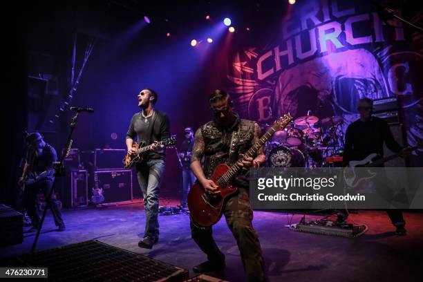 Eric Church performs on stage at Shepherds Bush Empire on March 2, 2014 in London, United Kingdom.