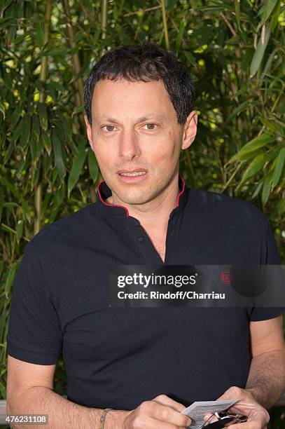 Marc-Olivier Fogiel attends the Men Final of 2015 Roland Garros French Tennis Open - Day Fithteen, on June 7, 2015 in Paris, France