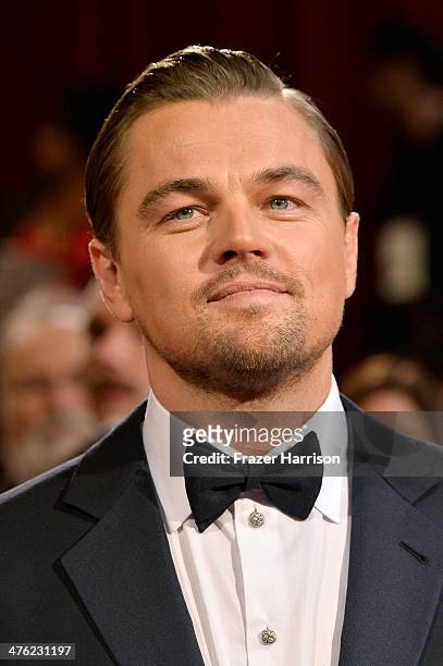 Actor Leonardo DiCaprio attends the Oscars held at Hollywood & Highland Center on March 2, 2014 in Hollywood, California.