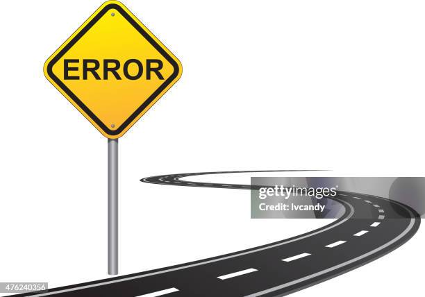 error - wrong direction stock illustrations