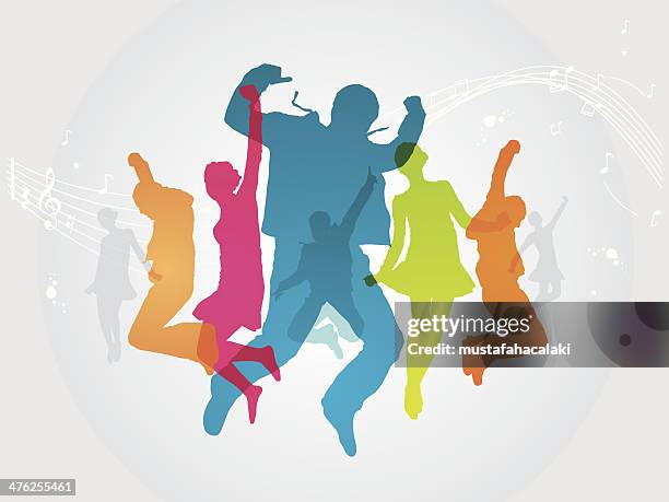 Colorful Dancing Notes Musical Notes Transparent Photos and Premium High Res Pictures - Getty ...