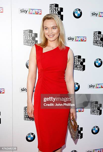 Sophia Myles attends the South Bank Sky Arts Awards at The Savoy Hotel on June 7, 2015 in London, England.