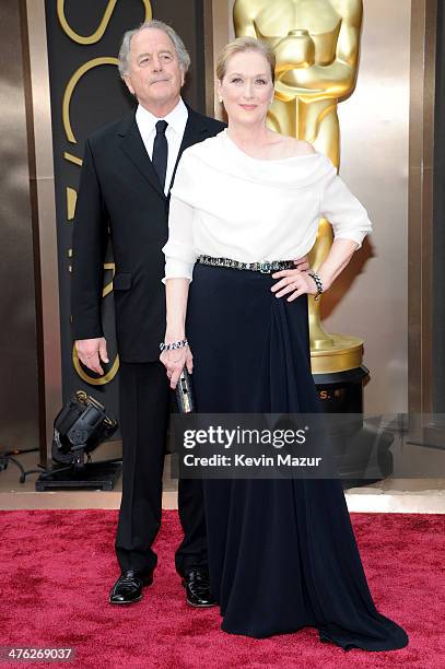 Don Gummer and Meryl Streep attend the Oscars held at Hollywood & Highland Center on March 2, 2014 in Hollywood, California.