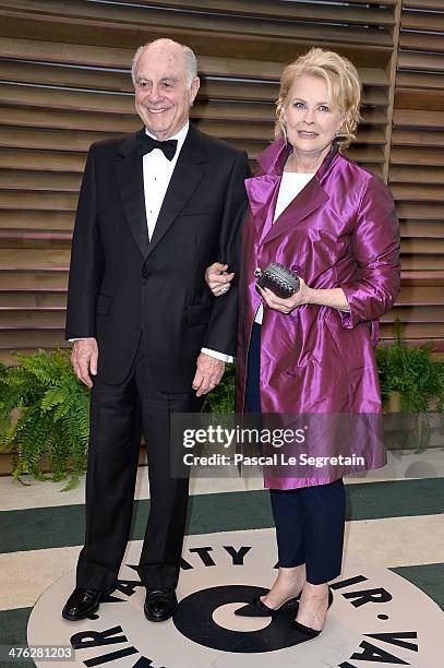Philanthropist Marshall Rose and actress Candice Bergen attend the 2014 Vanity Fair Oscar Party hosted by Graydon Carter on March 2, 2014 in West...