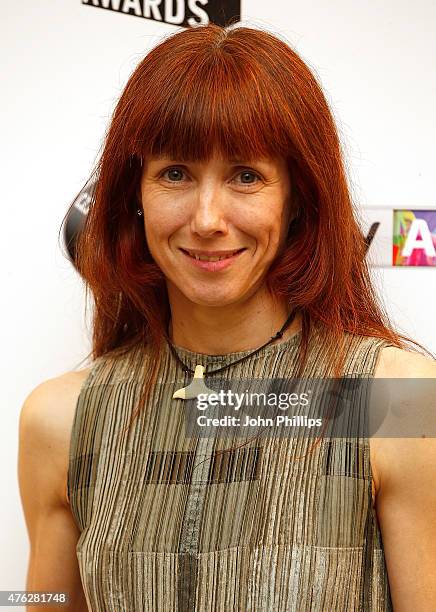 Ballet dancer Sylvie Guillem, winner of the Outstanding Achievement award in the press room at the South Bank Sky Arts Awards at The Savoy Hotel on...