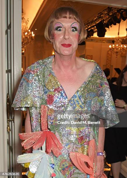 Grayson Perry attends an after party following the South Bank Sky Arts awards at The Savoy Hotel on June 7, 2015 in London, England.