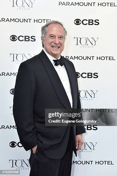 Palace Theater owner and Tony Award Winning Producer: Stewart F. Lane attends the 2015 Tony Awards at The Tony Awards Photo Studio at Paramount Hotel...