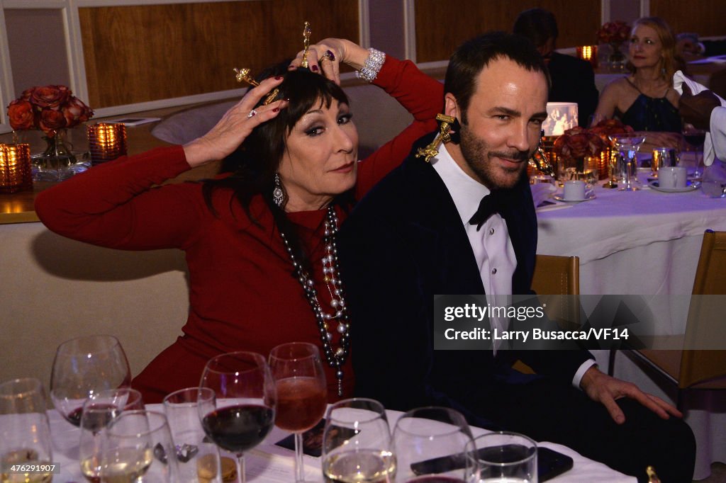 2014 Vanity Fair Oscar Party Hosted By Graydon Carter - Dinner