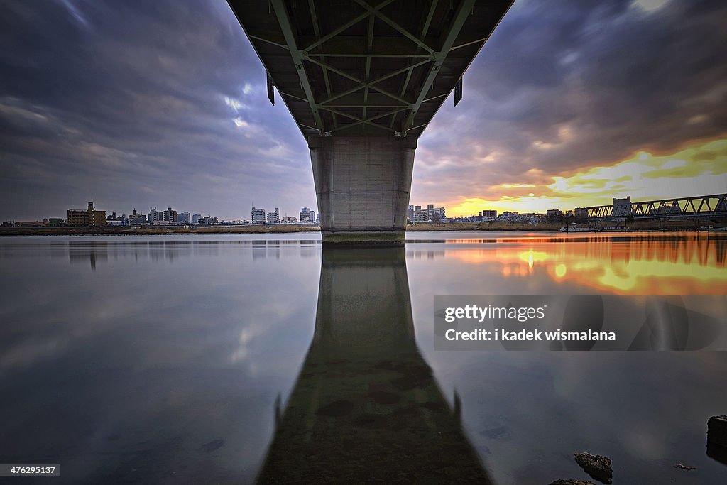 Under the bridge