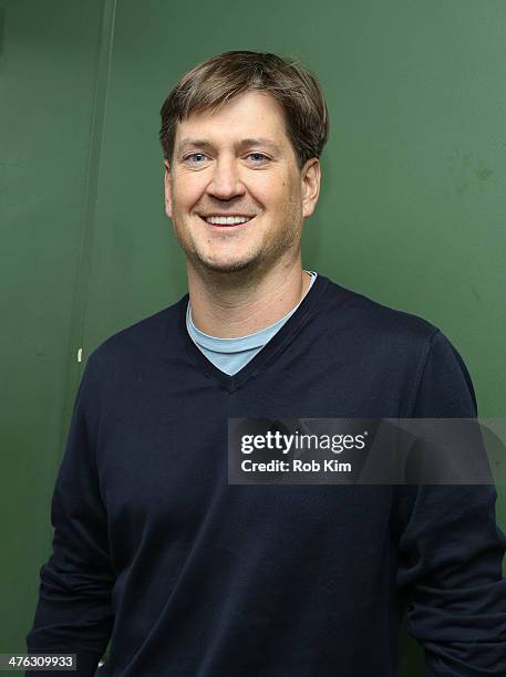 Show's co-creator and executive producer Bill Lawrence backstage in green room at The Undateable Tour opening night at Caroline's On Broadway on...