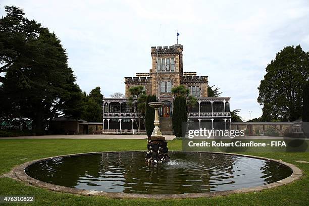 General view of Larnach Castle on June 8, 2015 in Dunedin, New Zealand.