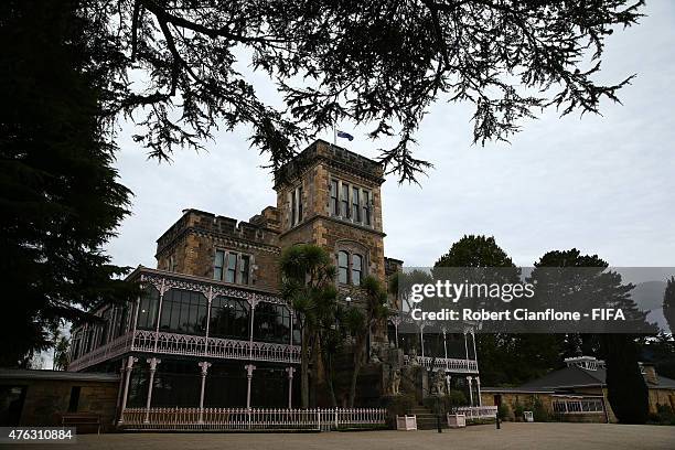 General view of Larnach Castle on June 8, 2015 in Dunedin, New Zealand.