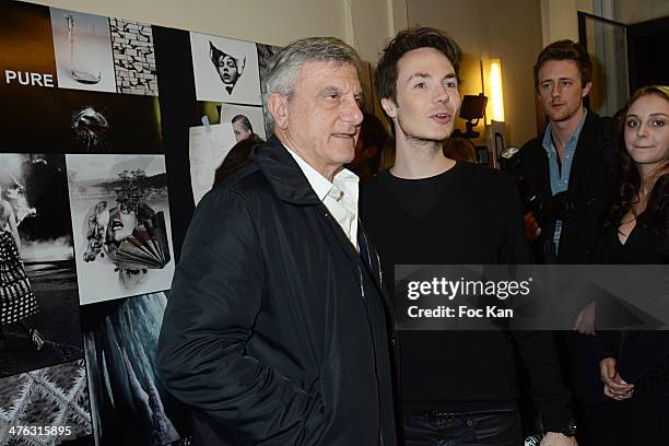 Sidney Toledano, and Maxime Simoens attend the Maxime Simoens show as part of the Paris Fashion Week Womenswear Fall/Winter 2014-2015 at 2015 at...