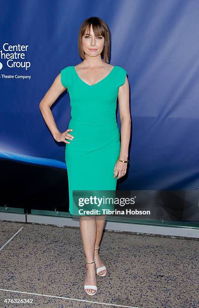 Julie Ann Emery attends 'Matilda The Musical' opening night at Ahmanson Theatre on June 7, 2015 in Los Angeles, California.