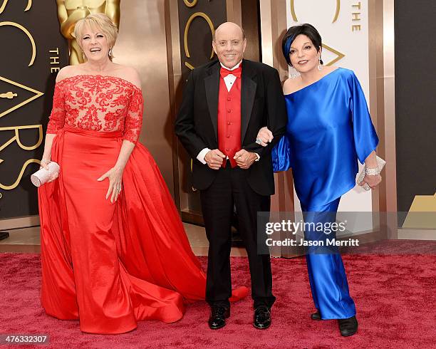 Actress Lorna Luft, Joseph Luft and singer Liza Minnelli attend the Oscars held at Hollywood & Highland Center on March 2, 2014 in Hollywood,...