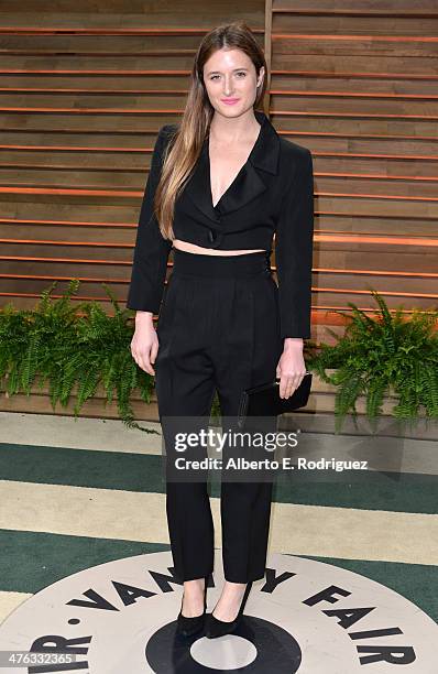 Actress Grace Gummer attends the 2014 Vanity Fair Oscar Party hosted by Graydon Carter on March 2, 2014 in West Hollywood, California.